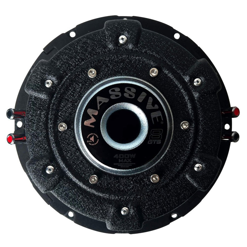 Massive Audio 8" 250 Watts RMS Dual 4 Ohm Shallow Subwoofer – GTS8