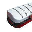 Pedi NiteFlash Violin Case 4/4 Red/Grey with Steel-Shield & Reflective Strips