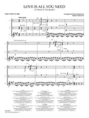 The Beatles Love Is All You Need Sheet Music Arr. Bruce Healey – Full Set