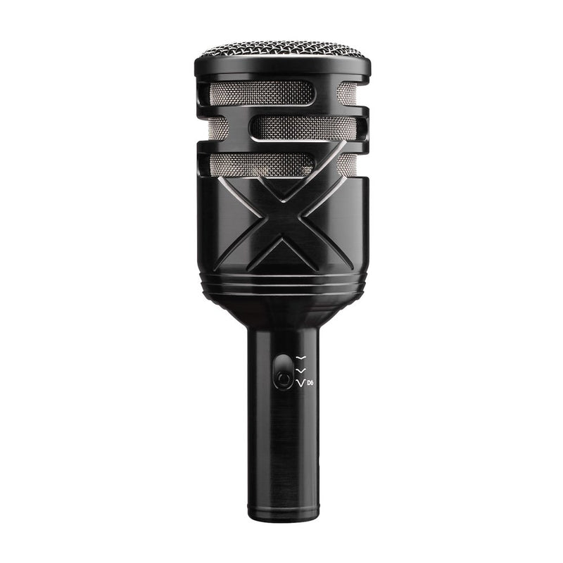 Audix D6X Dynamic Kick Drum Microphone w/ 3‑Position Switch Filters