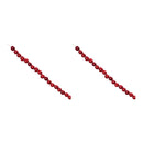 Melrose Cranberry String Garland (Set of 2)