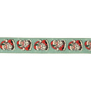 Melrose Nostalgic Santa Print Wired Ribbon (Set of 2)