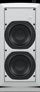 Tannoy Dual 6" In-Wall Subwoofer 160W 4 Ohm/8 Ohm – iW 62S-WH