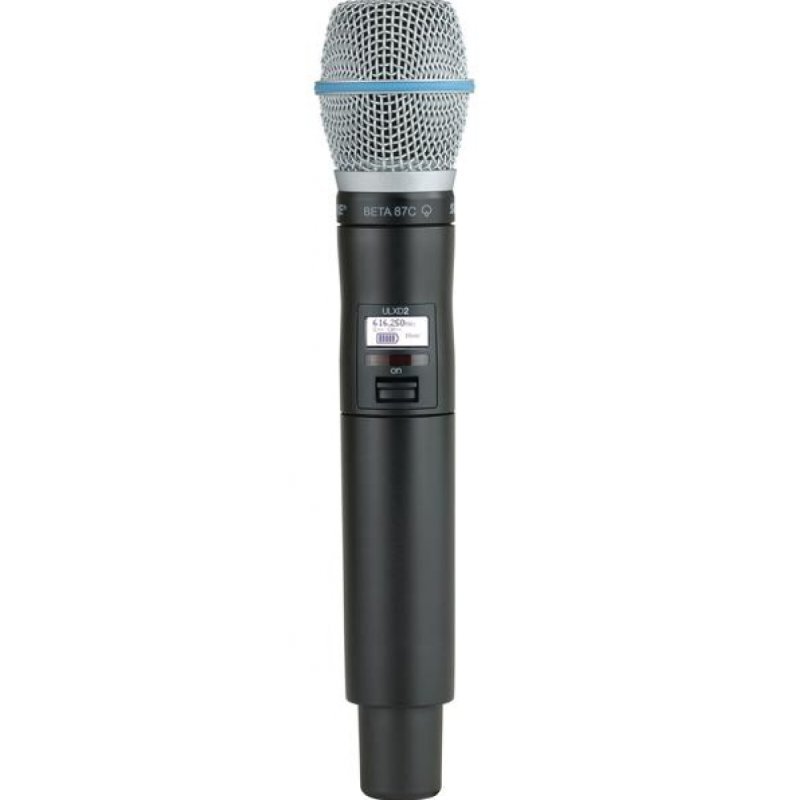 Shure ULXD2/B87C‑H50 Digital Wireless Handheld Transmitter w/ Beta 87C Capsule