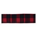 Melrose Red and Black Plaid Wired Ribbon (Set of 2)