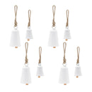 Melrose Rustic Metal Bell Ornament (Set of 8)