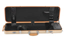 GEWA PURE Violin Case Polycarbonate Gold "Fun" Oblong w/Subway Handle 4/4-3/4