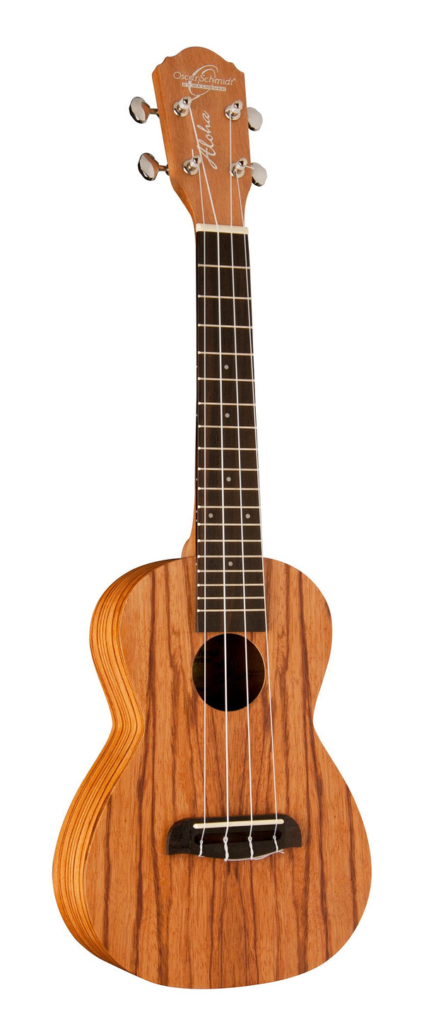 Oscar Schmidt OU320-A Concert Ukulele – Zebra Wood Mahogany