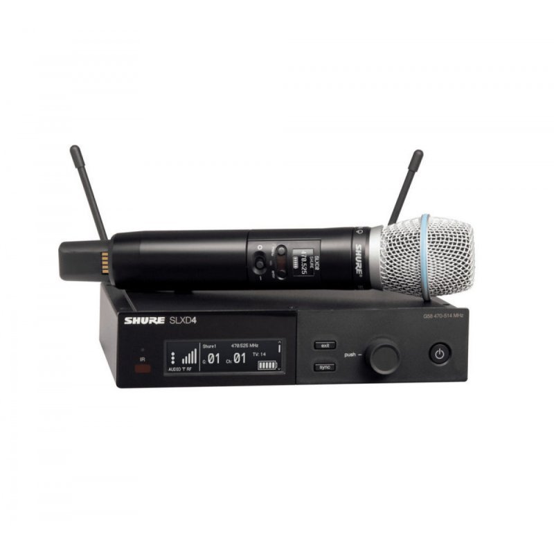Shure SLXD24/B87A-J52 Digital Wireless System w/ Beta 87A Handheld Mic