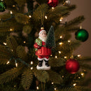 Melrose Santa w/Tree Ornament (Set of 6)