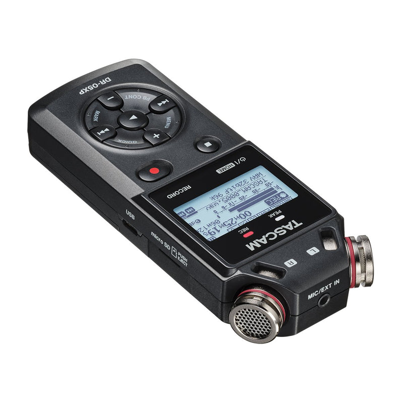 TASCAM DR‑05XP 32‑Bit Float Handheld Recorder & USB‑C Interface