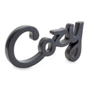 Melrose Cozy and Simply Sentiment Block Cut Out (Set of 2)