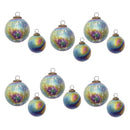 Melrose Iridescent Glass Ball Ornament (Set of 12)