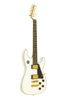 Stagg 30th Anniversary Legacy Mahogany HH Electric Guitar White – 30TH-LEGACY-WH