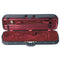 GEWA Maestro 4/4 Oblong Violin Case Black/Burgundy w/ Thermo Shell