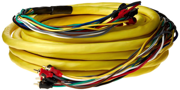 DEEJAY LED 36ft Multi-Amp Cable 16RCA Medusa TBHMED36BK16CABL