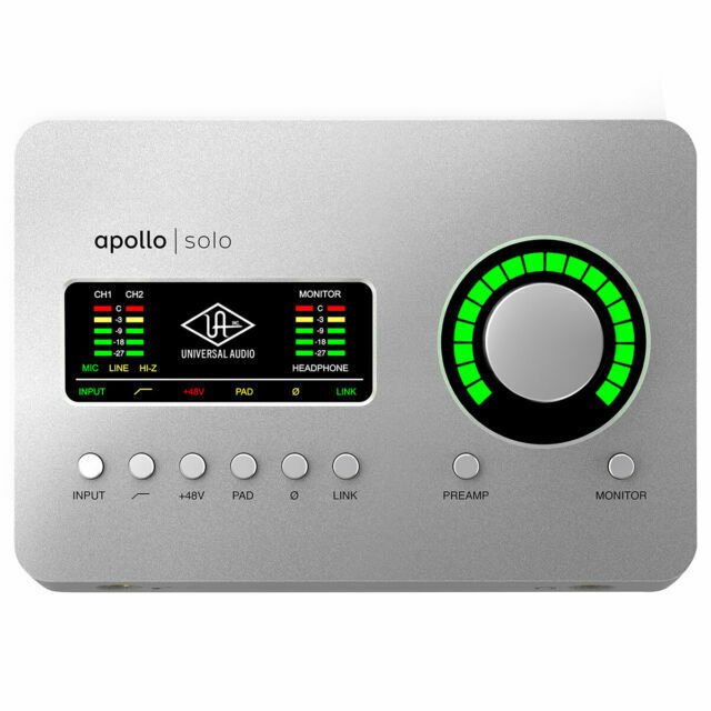 Universal Audio Apollo Solo Heritage 2x4 Audio Interface - New Open Box