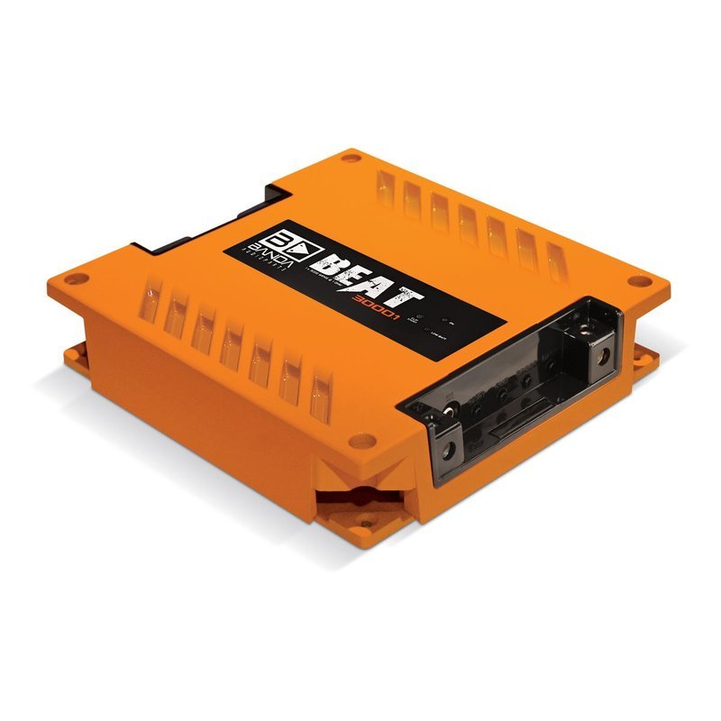 Banda BEAT3000.1ORANGE 3000W RMS 1ch 1Ω Orange Amplifier Subwoofer Subsonic Mono