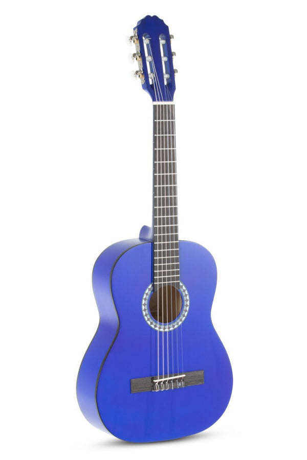 GEWA Basic Classical Guitar 1/2 – Transparent Blue – PS510‑125