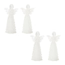 Melrose Frosted Angel Figurine (Set of 4)