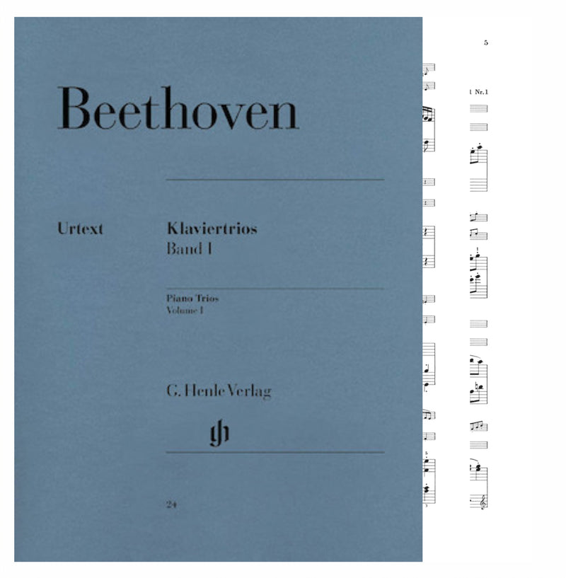 Beethoven Piano Trios Vol. I – Henle Urtext Edition – Complete Set of Parts