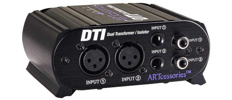 ART DTI Dual Transformer Isolator DI Box Passive Stereo Hum Eliminator