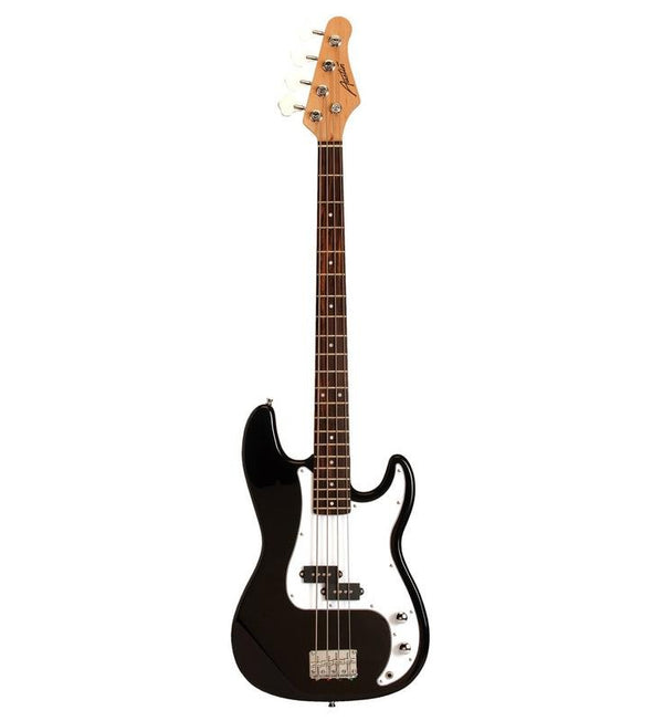 Austin Classic Double Cutaway Bass - Black - APB200BK