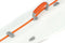 Gewa PURE 1.8 Shaped Polycarbonate 4/4 Violin Case - White/Orange