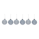 Melrose Frosted Glass Ball Ornament (Set of 6)