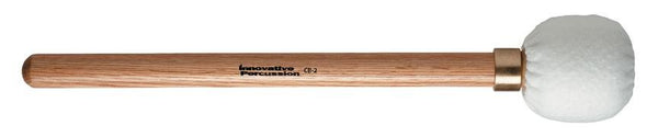 Innovative Percussion CB-2 Soft Concert Bass Drum Mallets - Oak Handle