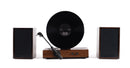 Fuse Audio GLD Vertical Vinyl Record Player with Speakers – Black Trim