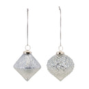 Textured Mercury Glass Ornament (Set of 6)