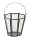 Melrose Iron Candle Holder Bucket with Handle (Set of 4)
