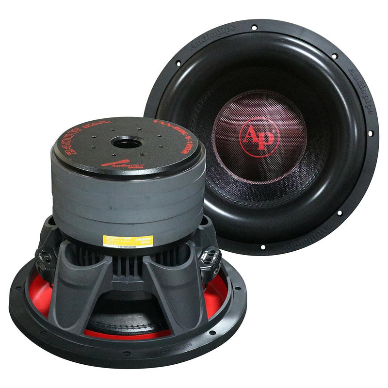 Audiopipe 12" Woofer 1200W RMS/2400W Max Dual 2 Ohm TXXBDCV12D2