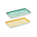 Melrose Ornamental Ceramic Tray (Set of 6)