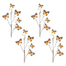Melrose Butterfly Twig Spray (Set of 4)