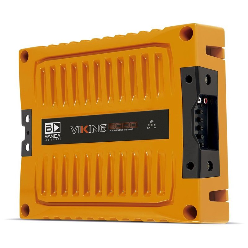 Banda VIK8000.2ORANGE 8000W RMS 1ch 2Ω Orange Competition Amplifier HighPower