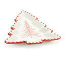 Melrose Ceramic Pine Tree Platter (Set of 2)