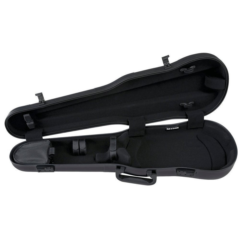 GEWA Air 1.7 4/4 Shaped Black High Gloss Violin Case w/ Thermoplast Shell