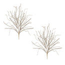 Melrose Glittered Pine Tinsel Branch (Set of 2)