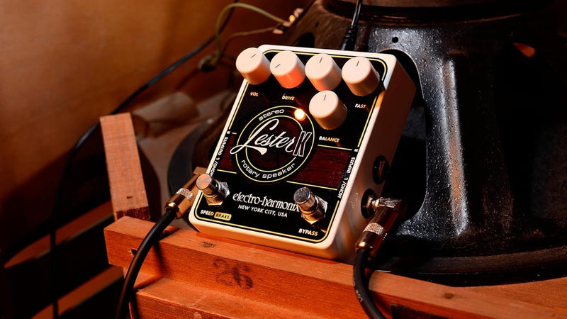Electro-Harmonix Lester K Stereo Rotary Speaker Emulator Guitar Pedal