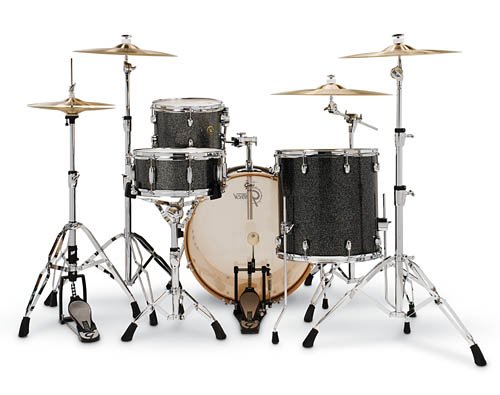 Gretsch Catalina Maple 4 Piece Shell Pack 22/12/16/14 - Black Stardust