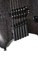 Cort Space 6GTR Multi-Scale Electric Guitar w/ Bag Semi Gloss Trans Black