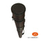 Pedi Premium Violin/Viola/Cello Bow Tube - Fits 2 Bows - Brown Faux Leather
