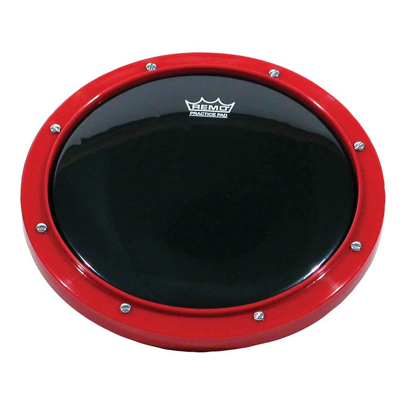 Remo 10" Red Tunable Practice Pad with Ebony Head RT-0010-58