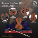 Stentor 4-String 4/4 Violin w/ Red Case (1500 4/4) - New Open Box