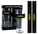 Iconic Concepts Sublime 2-Pack Slap Band Pint Glasses – Black w/ Yellow Logo