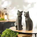 Melrose Modern Sitting Cat Statue (Set of 4)
