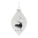 Melrose Glittered Glass Deer Ornament (Set of 6)