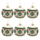 Melrose Nordic Glass Ball Ornament (Set of 6)